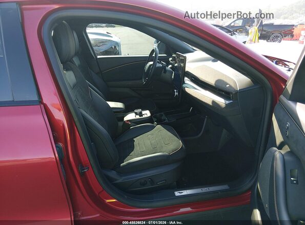 3FMTK4SE0PMA15530 2023 FORD MUSTANG MACH-E Red Вид салону спереду