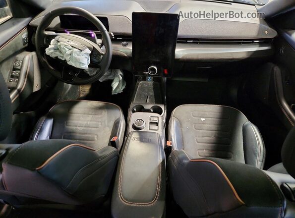 3FMTK4SE1NMA40501 2022 FORD MUSTANG Charcoal Dashboard view