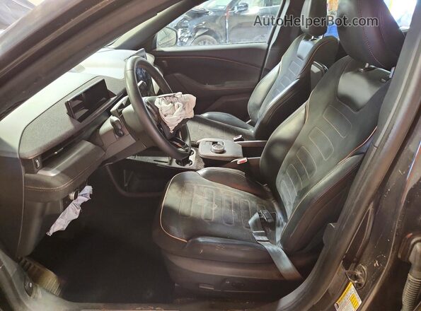 3FMTK4SE1NMA40501 2022 FORD MUSTANG Charcoal Front interior view
