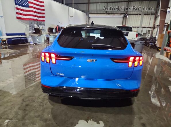3FMTK4SE4PMA44934 2023 FORD MUSTANG Blue უკანა ხედი