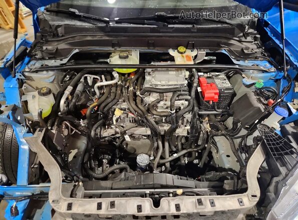 3FMTK4SE4PMA44934 2023 FORD MUSTANG Blue ძრავის განყოფილების ხედი