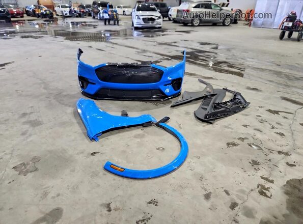 3FMTK4SE4PMA44934 2023 FORD MUSTANG Blue VIN კოდის სტიკერის ხედი