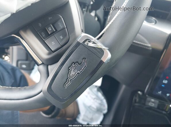 3FMTK4SX2SMA54789 2025 FORD MUSTANG MACH-E Black Dashboard view