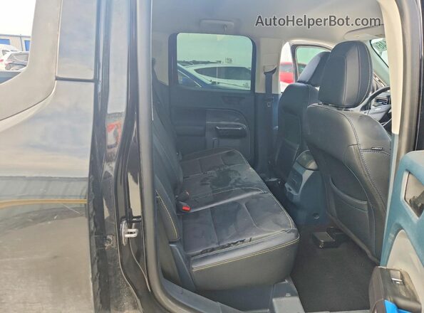 3FTCW8TA8SRA57337 2025 FORD MAVERICK Black Rear seats view