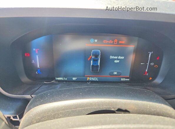 3FTTW8A38SRB24717 2025 FORD MAVERICK Blue Instrument cluster view