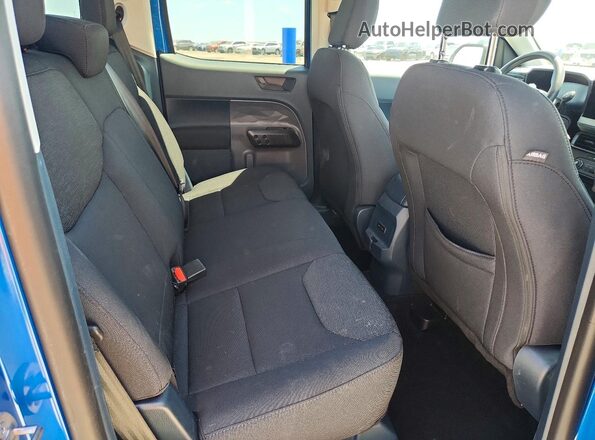 3FTTW8A38SRB24717 2025 FORD MAVERICK Blue Rear seats view