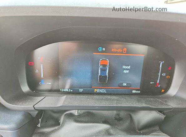 3FTTW8B34SRB48933 2025 FORD MAVERICK Green ხელსაწყოთა პანელის ხედი