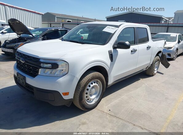 3FTTW8B91RRB76185 2024 FORD MAVERICK White წინა მარცხენა ხედი სამი მეოთხედიდან