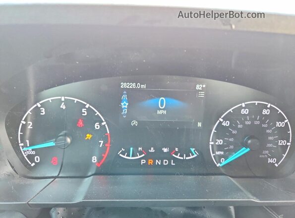 3FTTW8B95RRA63114 2024 FORD MAVERICK White Սարքավորումների վահանակի տեսք