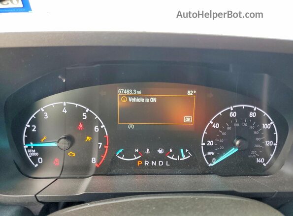 3FTTW8B97RRA36903 2024 FORD MAVERICK Белый Вид щитка приборов