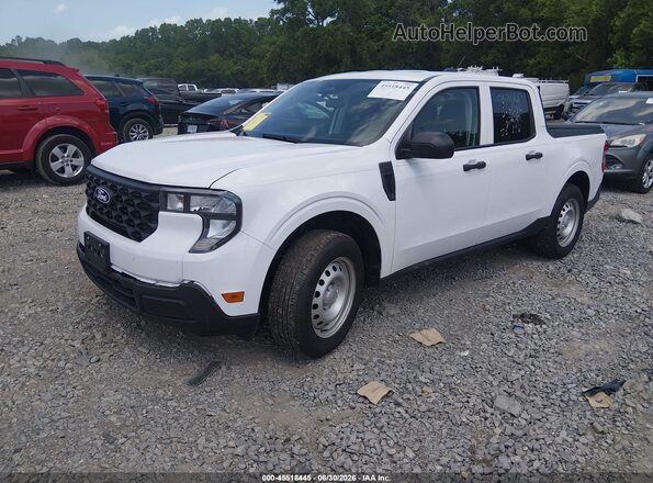 3FTTW8BA0SRB43582 2025 FORD MAVERICK White წინა მარცხენა ხედი სამი მეოთხედიდან