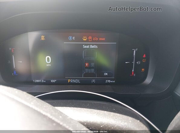 3FTTW8BA0SRB43582 2025 FORD MAVERICK White უკანა სავარძლების ხედი