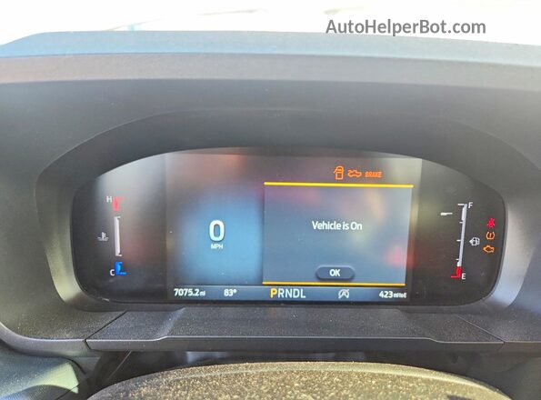3FTTW8BA7SRA42927 2025 FORD MAVERICK Белый Вид щитка приборов