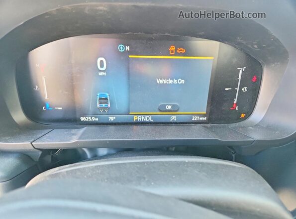 3FTTW8BA7SRB72710 2025 FORD MAVERICK Blue Սարքավորումների վահանակի տեսք