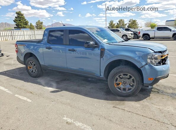 3FTTW8C90RRB35237 2024 FORD MAVERICK Blue Delantero derecho