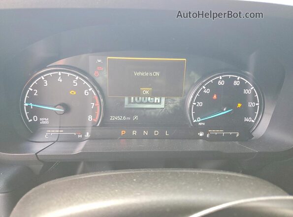 3FTTW8C90RRB35237 2024 FORD MAVERICK Blue Vista del cuadro de instrumentos
