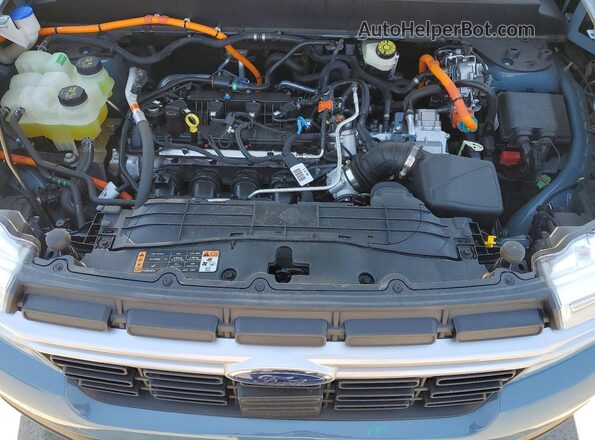 3FTTW8E30NRA70697 2022 FORD MAVERICK Синий Вид задней части салона