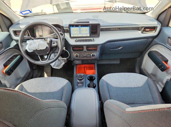 3FTTW8E30PRA93528 2023 FORD MAVERICK Gray Вид панелі приладів