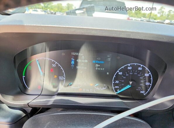 3FTTW8E30PRA93528 2023 FORD MAVERICK Gray Вид щитка приладів