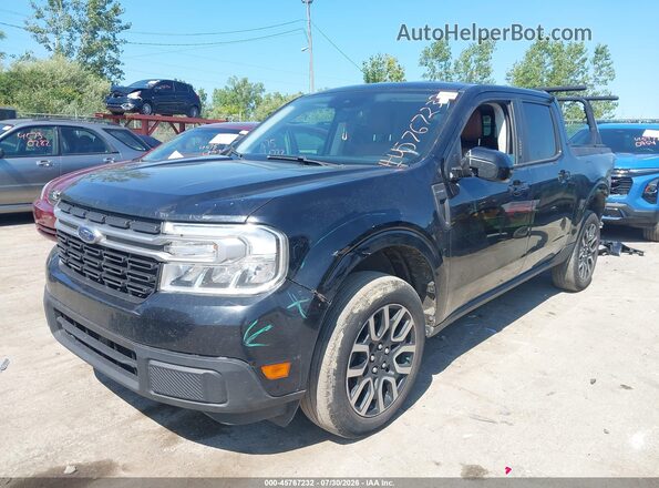 3FTTW8E31NRA49020 2022 FORD MAVERICK Черный Передняя левая четверть