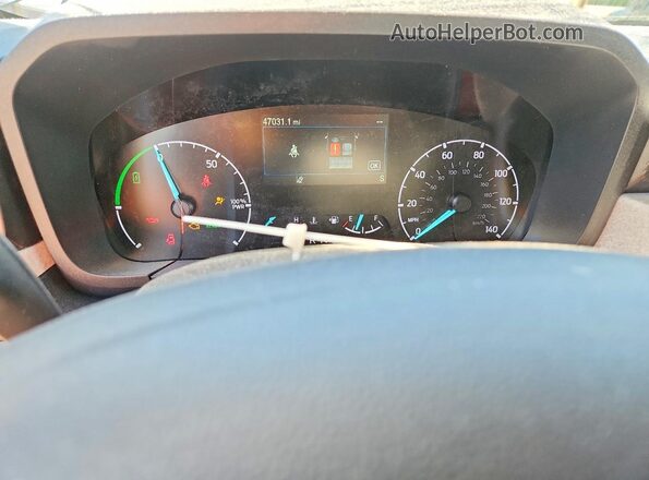3FTTW8E31PRA58951 2023 FORD MAVERICK Синий Вид щитка приборов