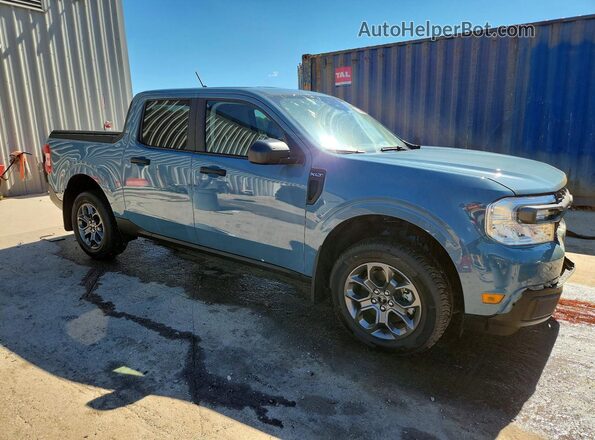 3FTTW8E31PRA58951 2023 FORD MAVERICK Синий Передняя правая четверть