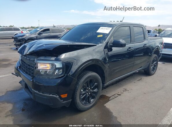 3FTTW8E31PRA86572 2023 FORD MAVERICK Black წინა მარცხენა ხედი სამი მეოთხედიდან