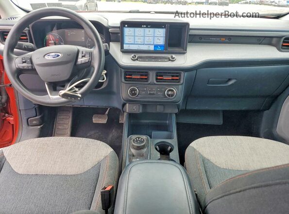 3FTTW8E33NRA09005 2022 FORD MAVERICK Orange Вид панелі приладів