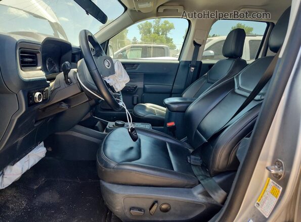 3FTTW8E35PRA44440 2023 FORD MAVERICK Gray Front interior view