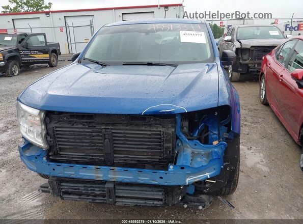 3FTTW8E35PRA93413 2023 FORD MAVERICK Blue Вид спереду