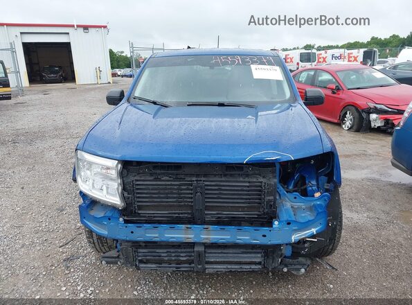 3FTTW8E35PRA93413 2023 FORD MAVERICK Blue Вид задньої частини салону