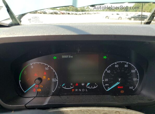 3FTTW8E35PRB00683 2023 FORD MAVERICK Blue Սարքավորումների վահանակի տեսք