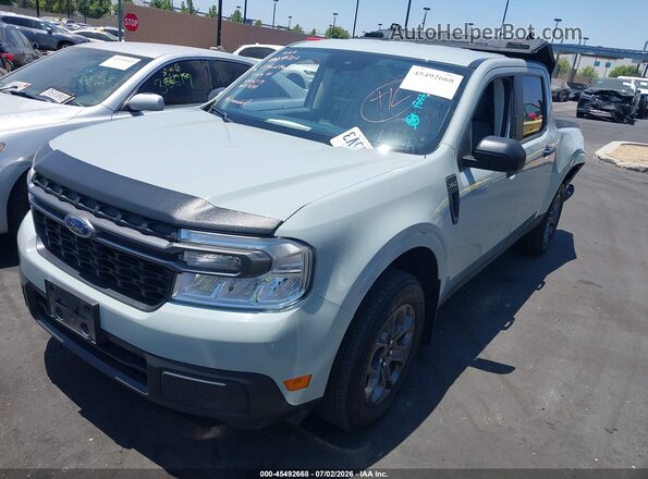 3FTTW8E36PRA72313 2023 FORD MAVERICK Зеленый Передняя левая четверть