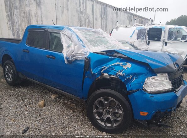 3FTTW8E37NRA56697 2022 FORD MAVERICK Blue Панорамний вид салону 360°