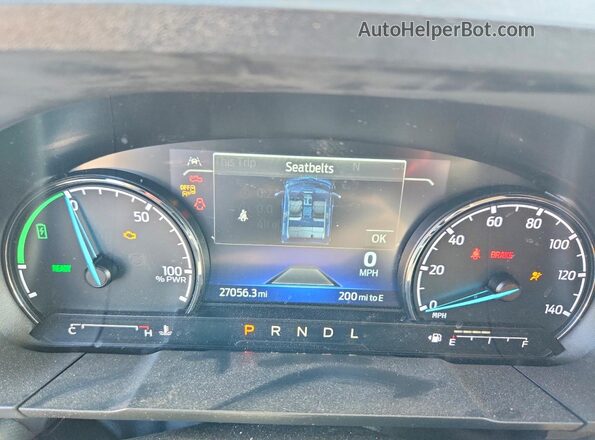 3FTTW8E38PRB04131 2023 FORD MAVERICK Белый Вид щитка приборов