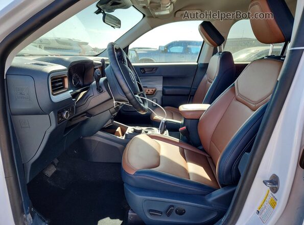 3FTTW8E38PRB04131 2023 FORD MAVERICK Белый Вид салона спереди