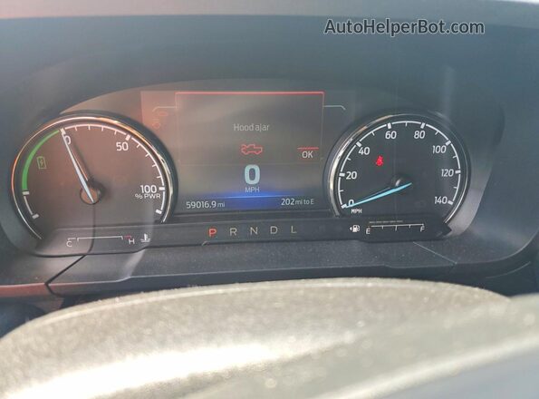 3FTTW8E39PRA72273 2023 FORD MAVERICK Gray Instrument cluster view