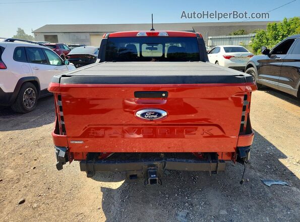 3FTTW8E39PRB04087 2023 FORD MAVERICK Red Vista trasera