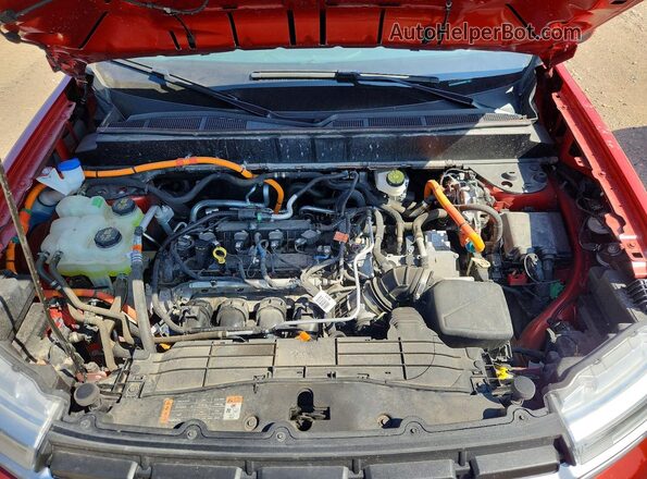 3FTTW8E39PRB04087 2023 FORD MAVERICK Red Vista interior trasera