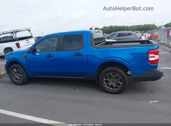 3FTTW8E92NRA04740 2022 FORD MAVERICK Blue Սալոնի 360 աստիճան տեսք