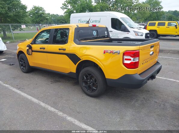 3FTTW8F90NRA11460 2022 FORD MAVERICK Yellow Задня ліва чверть
