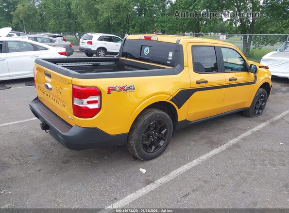 3FTTW8F90NRA11460 2022 FORD MAVERICK Yellow Задня права чверть