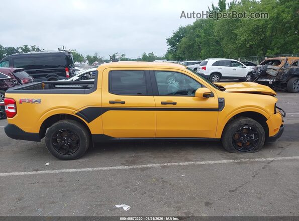 3FTTW8F90NRA11460 2022 FORD MAVERICK Yellow Вид задньої частини салону