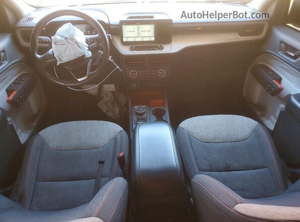 3FTTW8F90NRA46130 2022 FORD MAVERICK Orange Dashboard view