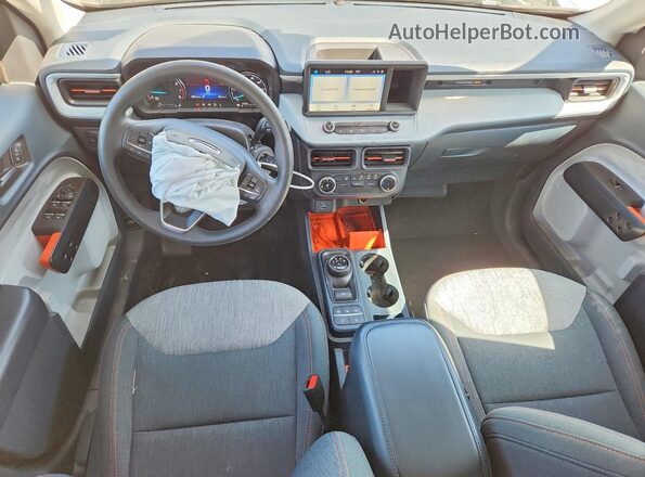 3FTTW8F90NRA71447 2022 FORD MAVERICK Gray Առջևի վահանակի տեսք