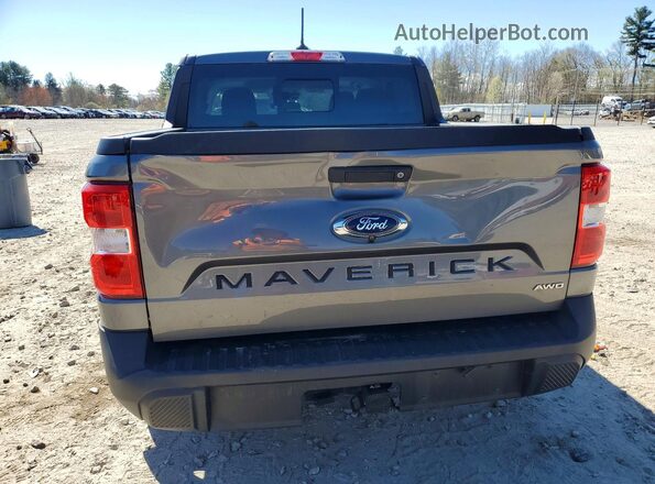 3FTTW8F90NRA95411 2022 FORD MAVERICK Gray უკანა ხედი
