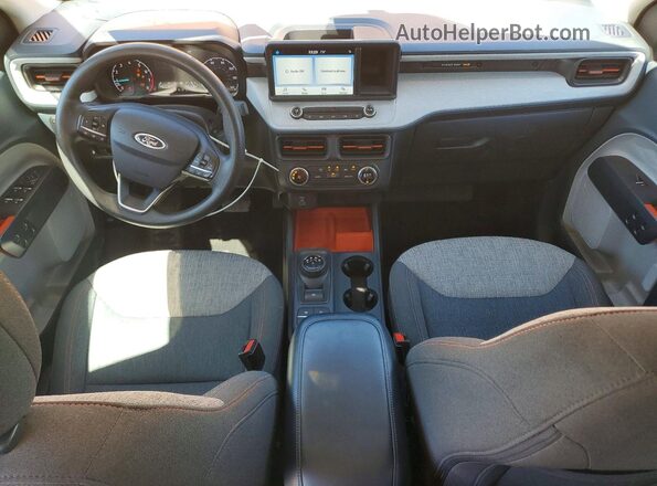 3FTTW8F91NRA05358 2022 FORD MAVERICK Yellow Vista del salpicadero