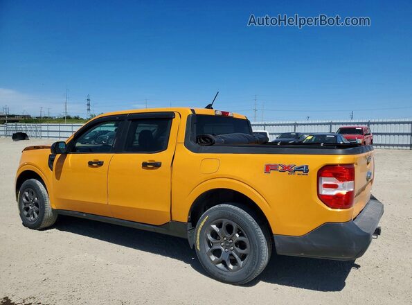 3FTTW8F91NRA05358 2022 FORD MAVERICK Yellow Trasero izquierdo