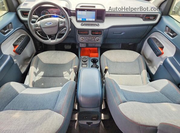 3FTTW8F91NRA09992 2022 FORD MAVERICK Gray Dashboard view