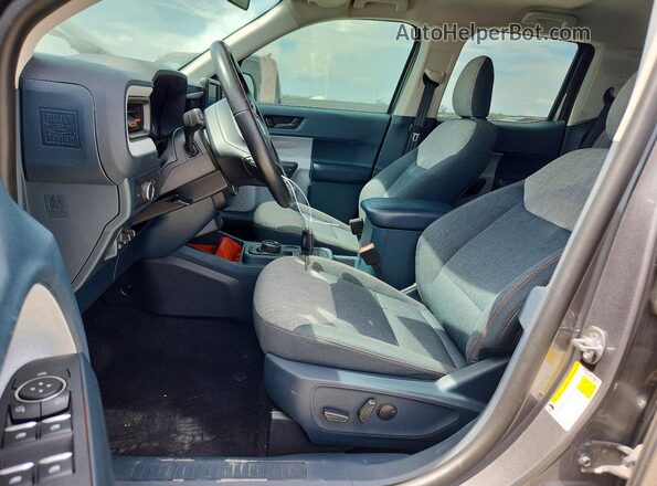 3FTTW8F91NRA09992 2022 FORD MAVERICK Gray Front interior view